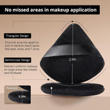 Triangle Powder Puffs for Face Powder Makeup Puff for Loose (Pack of 1)
