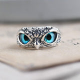 Attractive Silver Plated Owl Ring (Pack of 1)