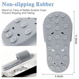 Shower Foot Scrubber with Non-Slip Suction Cups