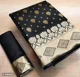 Jacquard Printed Saree for Women (Red, 6.3 m)